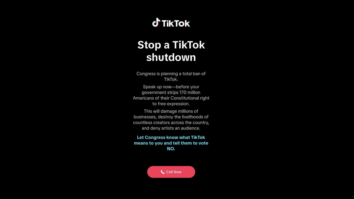 TikTok ban