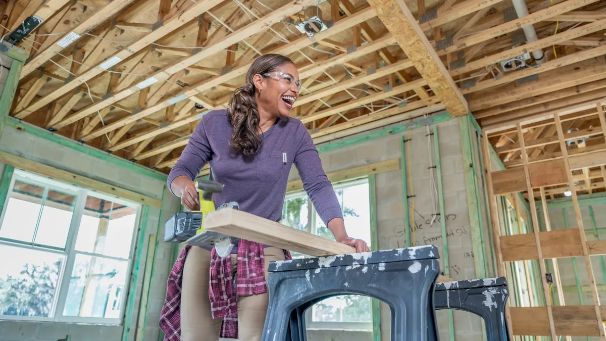 Mika Kleinschmidt operates a tool as part of a Wolverine campaign