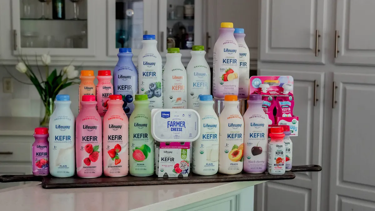 A collection of Lifeway Foods' portfolio.