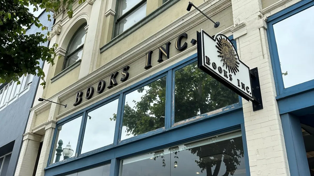 The storefront of Books Inc. in Alameda, California.