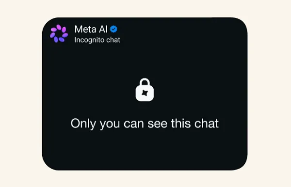 Meta adds incognito AI chats to WhatsApp