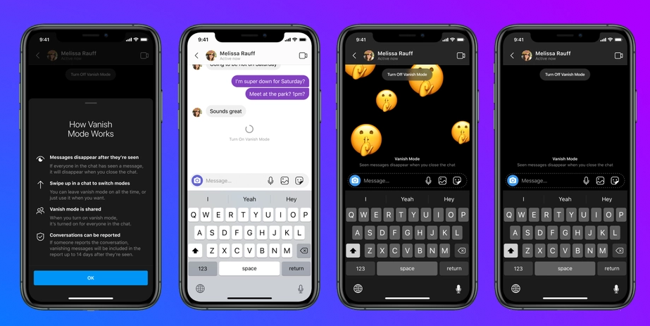 Messenger Vanish Mode