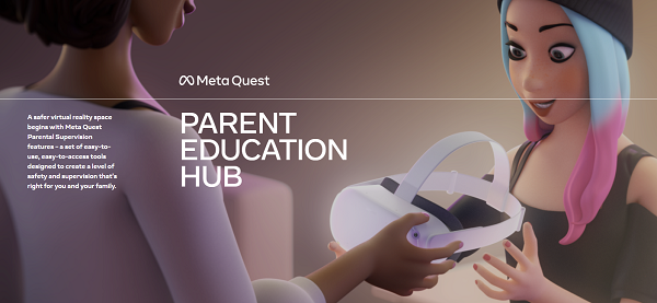 Meta VR parental hub