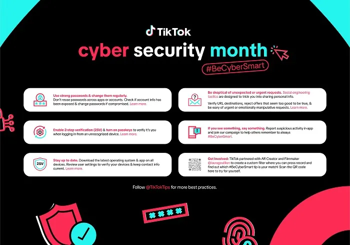 TikTok Cybersecurity Awareness Month