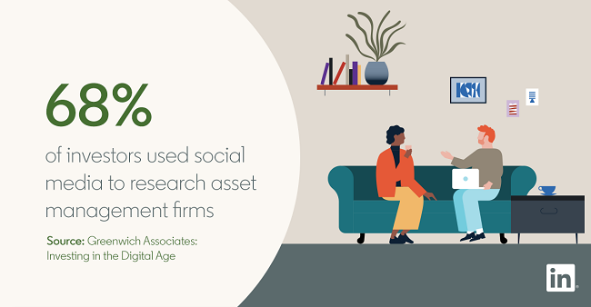 LinkedIn social media research stat graphic