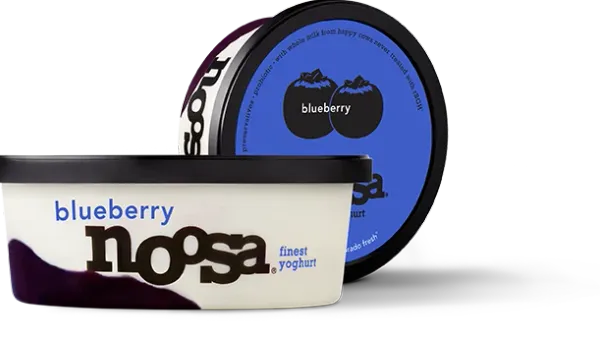 A container of Noosa yogurt.