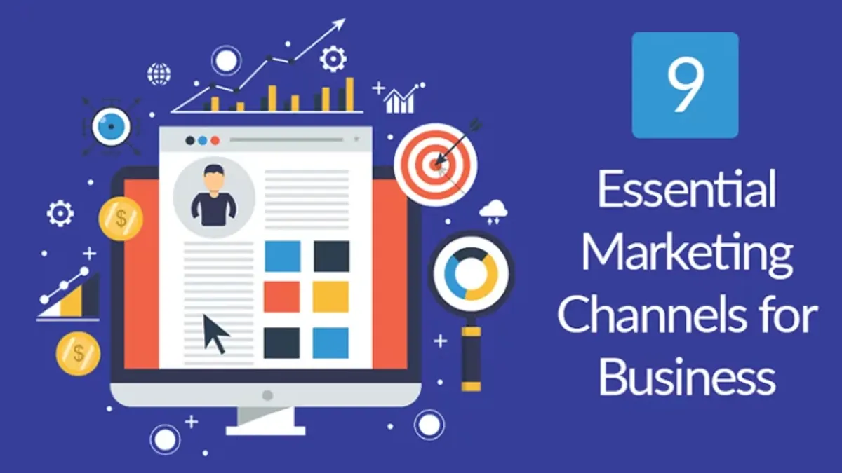 9 marketing channels to use infographic