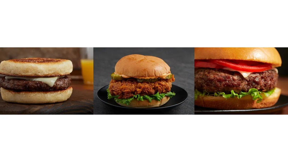 Motif FoodWorks' finished product lineup: MoPork, MoChicken, MoBeef