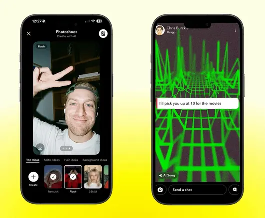 Snapchat adds new AI features including chat-to-song