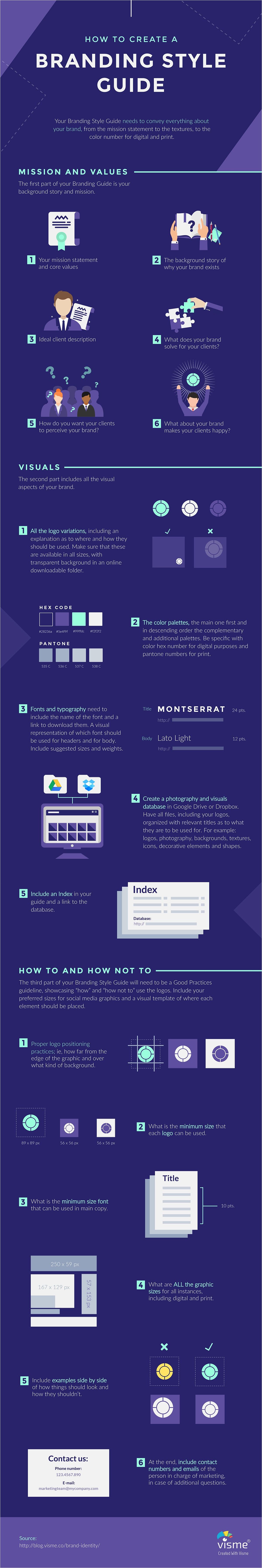 how-to-create-a-branding-style-guide-infographic-social-media-today