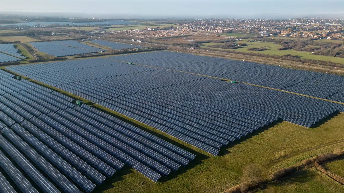 Infrastructure for Owl's Hatch Solar Park, one of the UK's largest solar projects, provides power to around 14,000 homes.