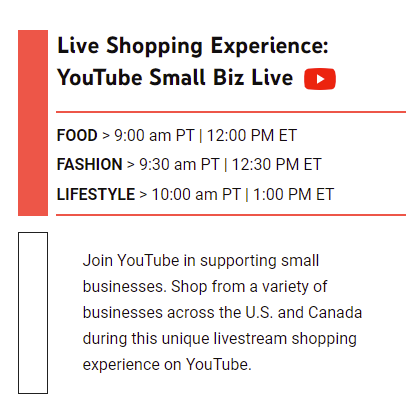 YouTube Small Biz Day