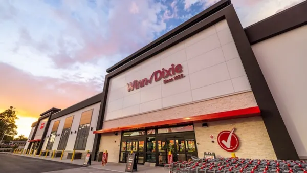 Exterior of a Winn-Dixie store
