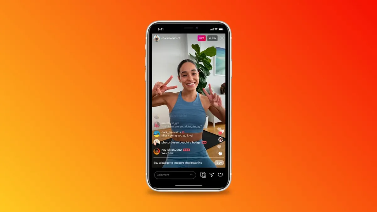 Instagram Live monetization