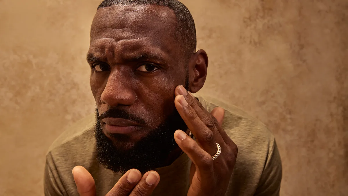 LeBron James stars in digital ad as the face of The Shop Men's Grooming Line