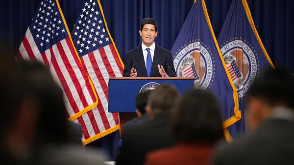 Federal Reserve Chair Kevin Warsh speaks during a news conference