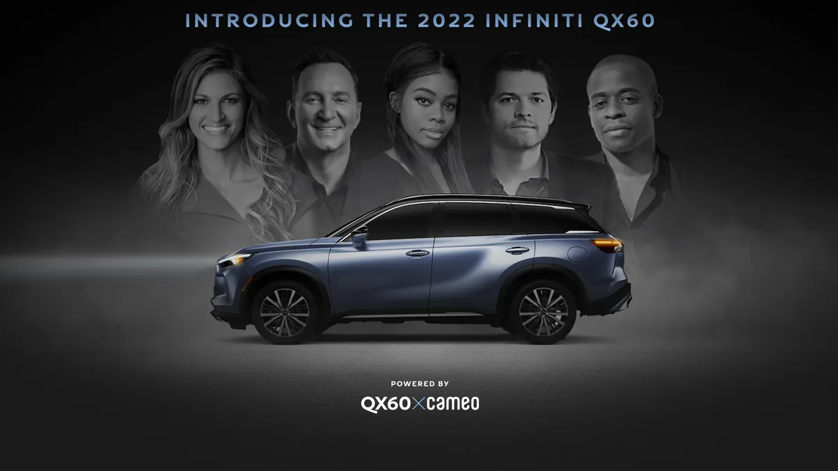 Infiniti's QX60 x Cameo campaign