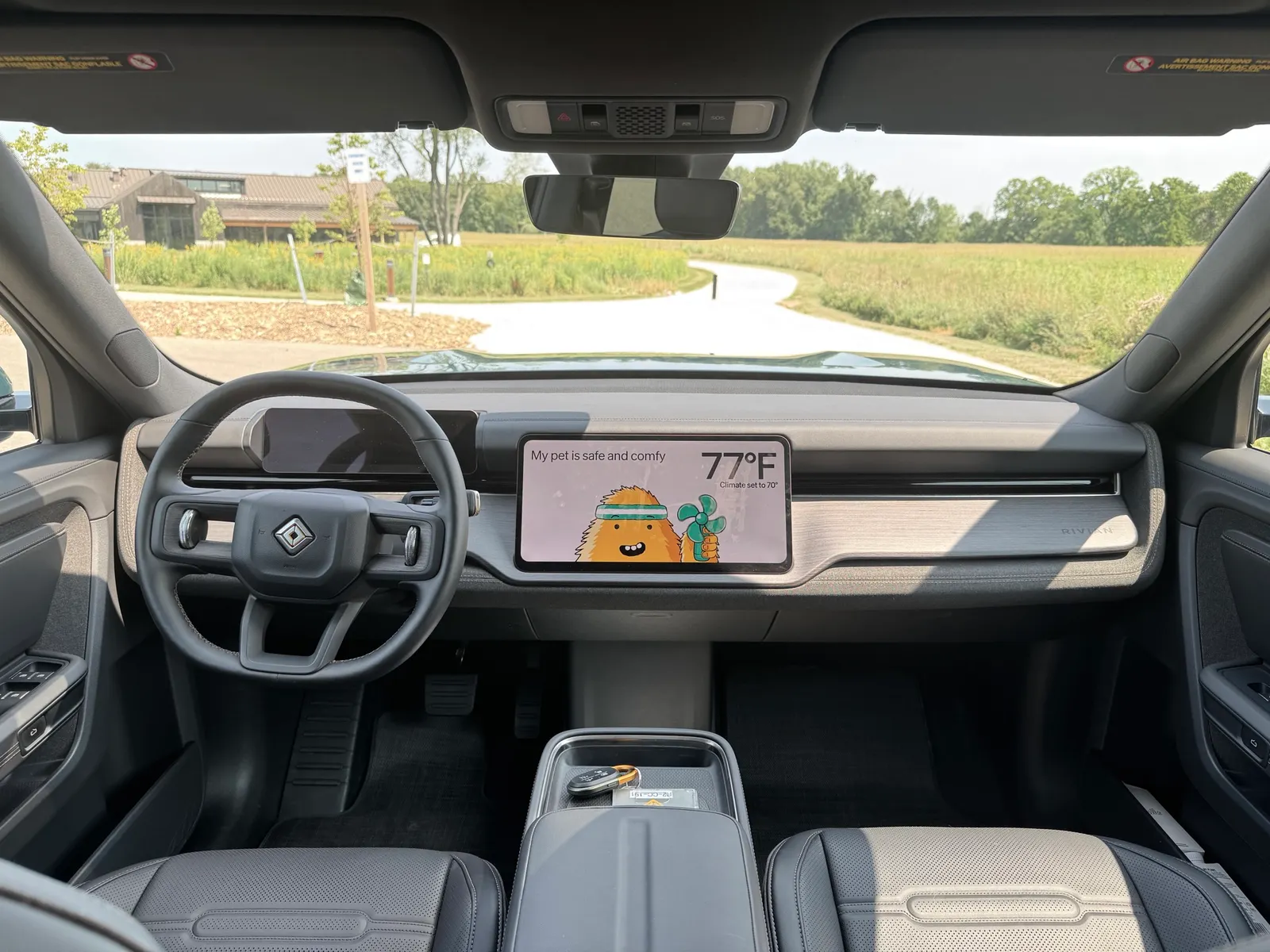The 2027 Rivian R2, inside