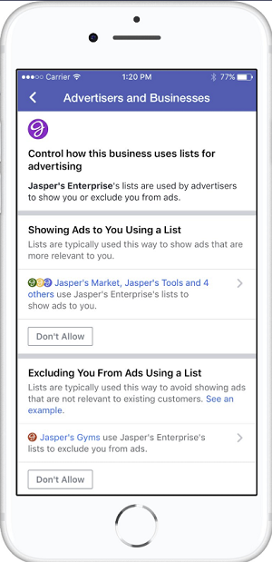 Facebook ad transparency tools