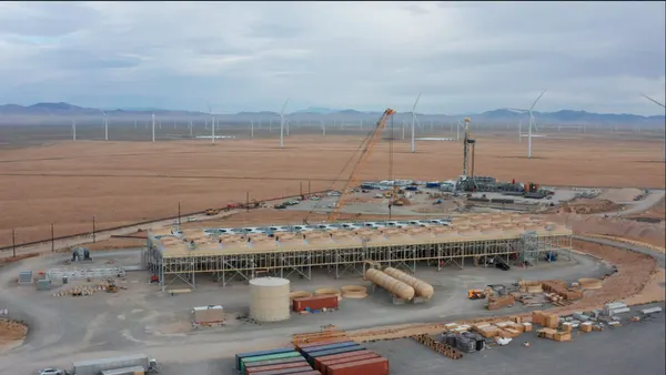 Fervo Energy's Cape Station project in Utah is seen under construction.