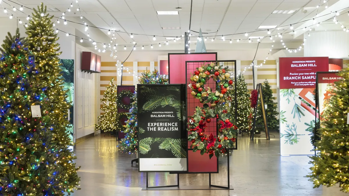 Nordstrom partners with Balsam Hill for artificial Christmas tree lots