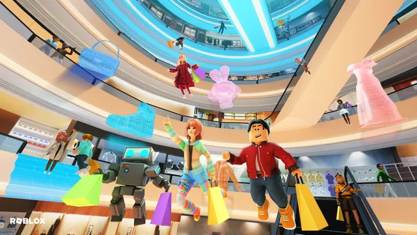 A virtual mall in Roblox