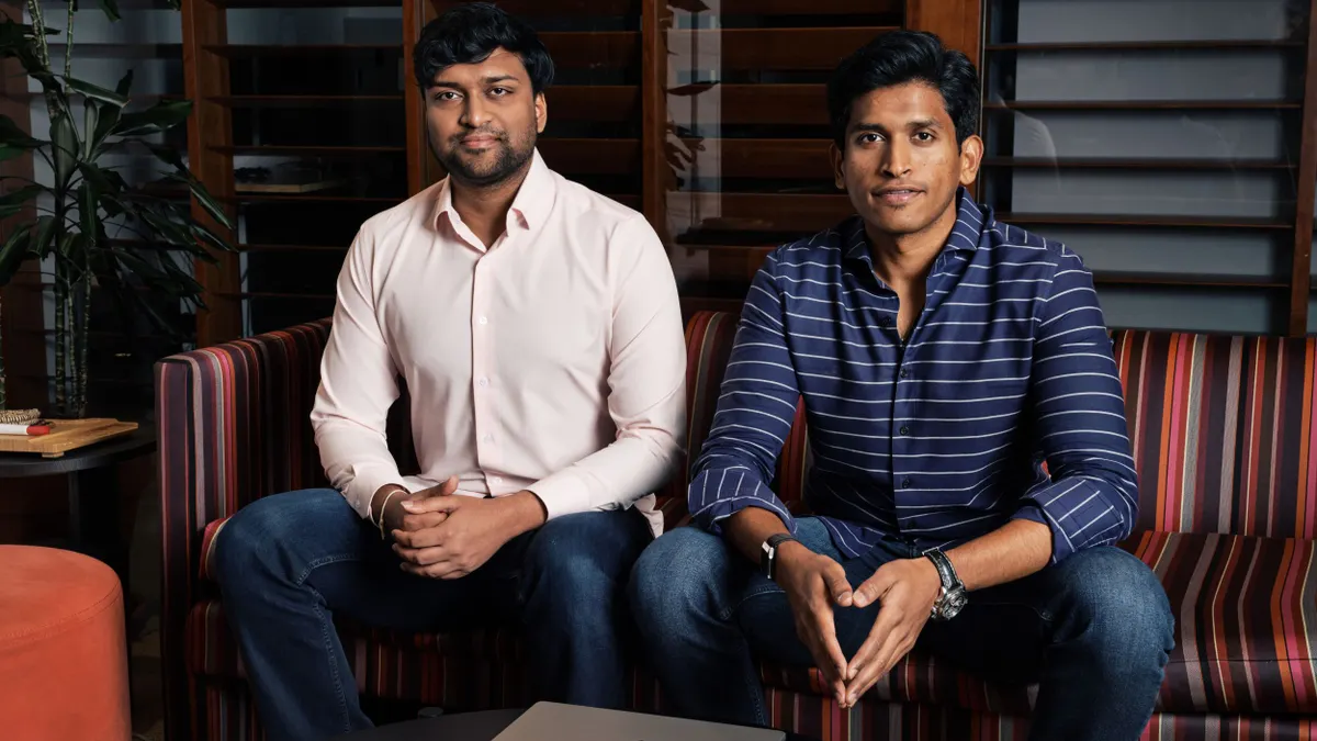 Maximor co-founders Ramnandan Krishnamurthy (right) and Ajay Krishna Amudan (left).