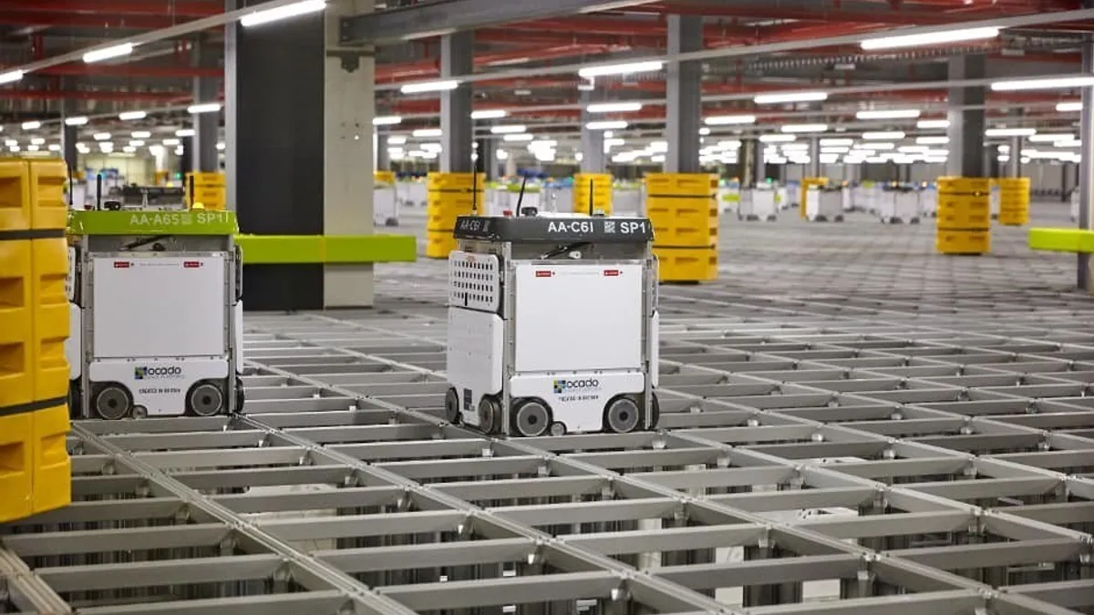 Ocado fulfillment robot