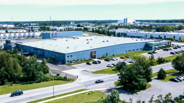 The exterior of a recycling facility