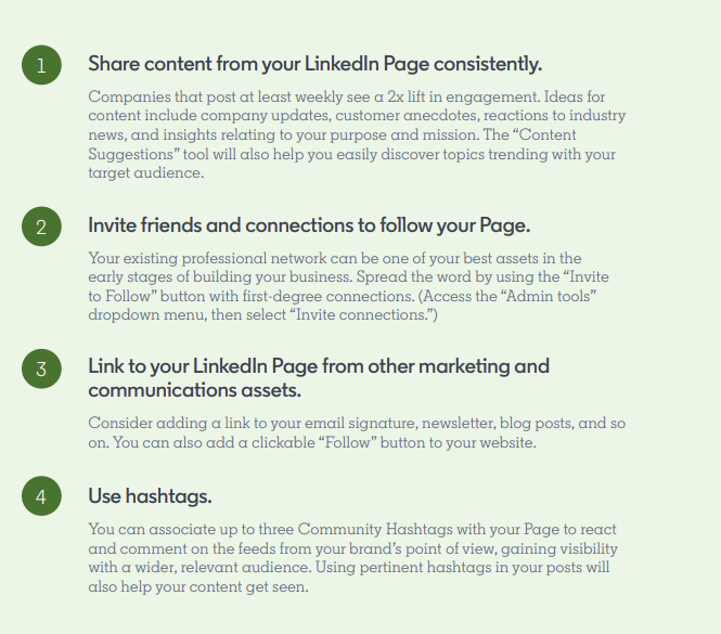 LinkedIn Founders' Guide