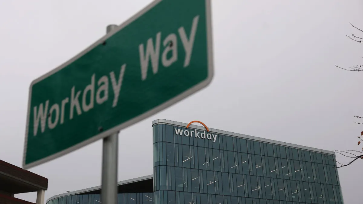 Headquarters of human resources software company Workday in California