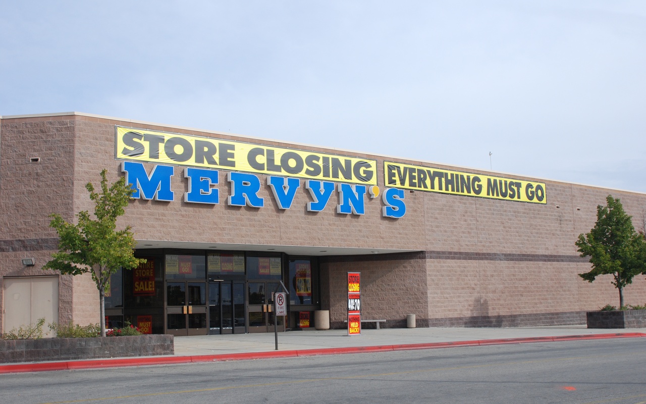 Mervyn's filed for bankruptcy in 2008 and liquidated months later