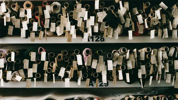 Spools of thread.