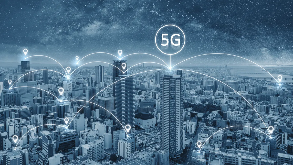 Rendering of 5G connectivity