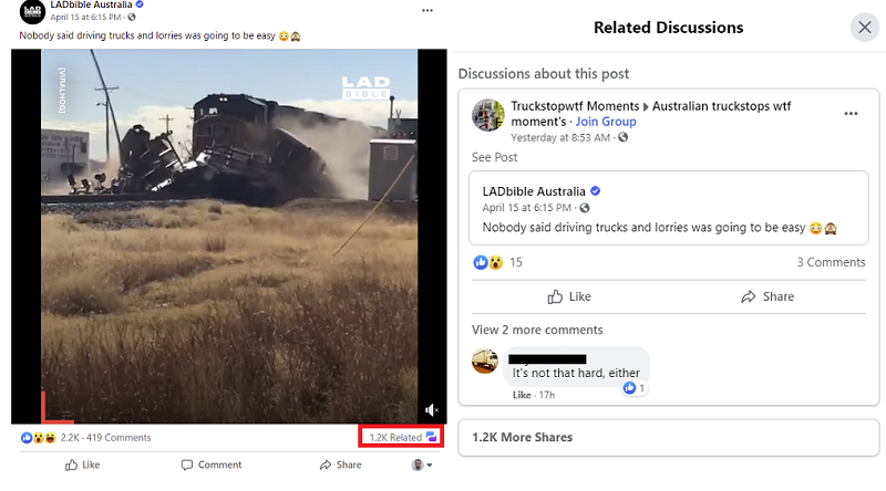 Facebook Related Discussion