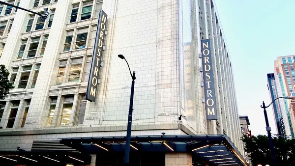 A downtown department store building