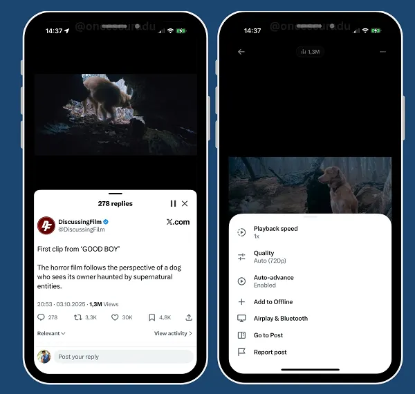 X video player update