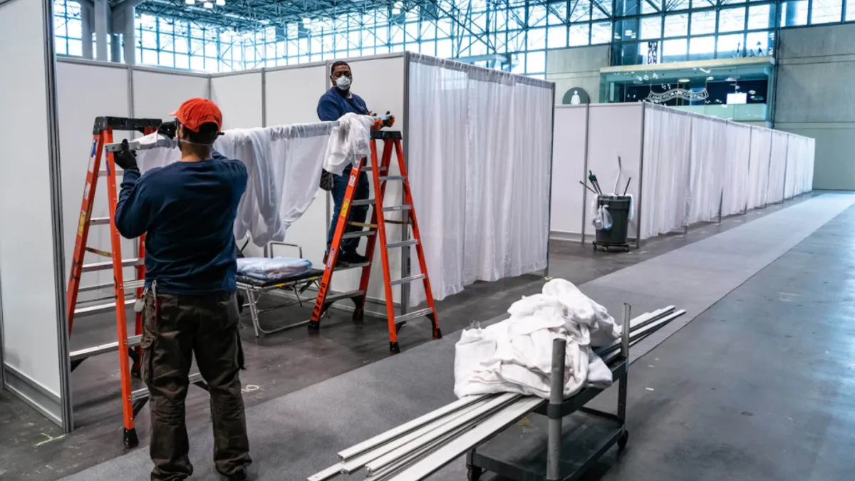 U.S. Army Corps of Engineers, Javits Center, COVID-19