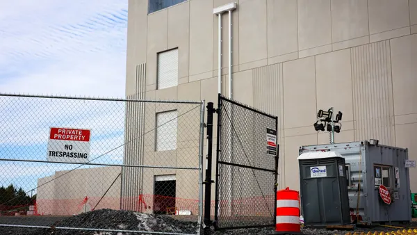 A Sabey data center under construction in Ashburn, Virginia.