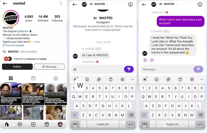 Meta AI Studio example