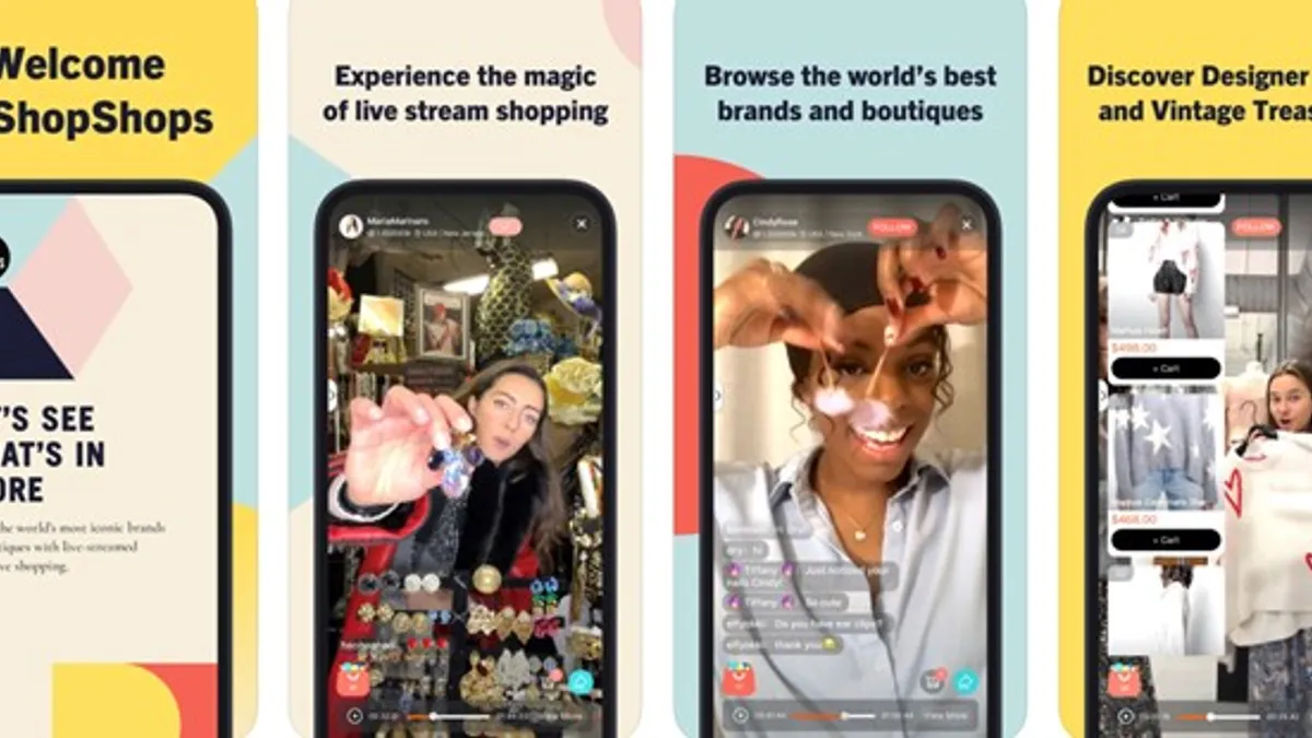 ShopShops livestream shopping app