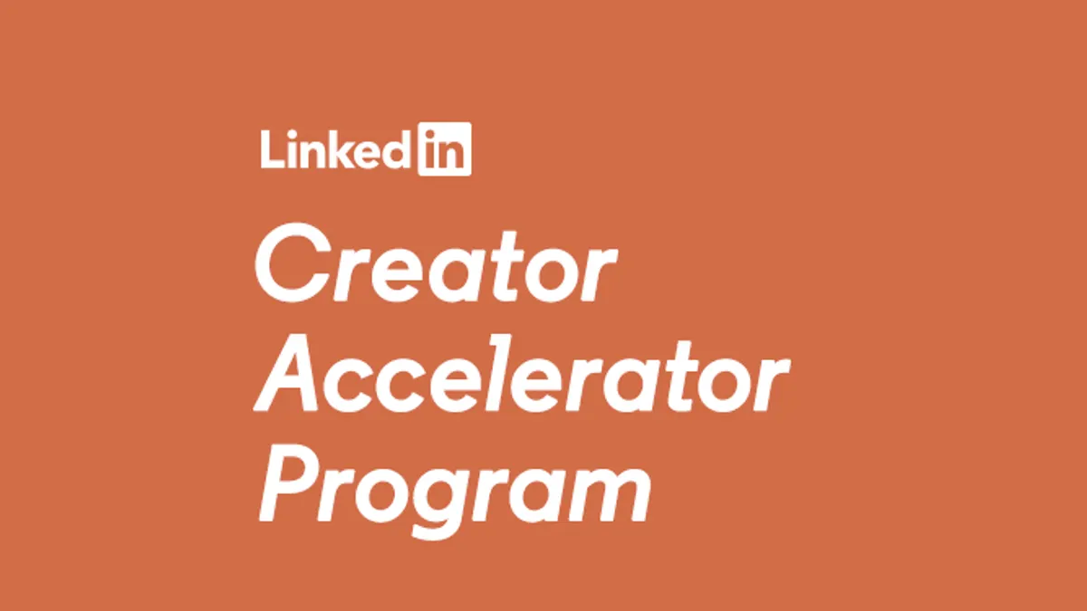LinkedIn Creator Accelerator Program