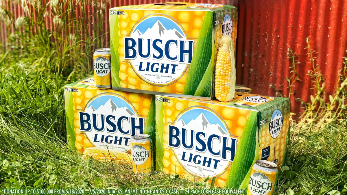 Busch Beer releases limited edition corn cans to promote farmer relief