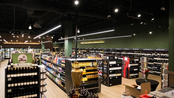 Inside The Fresh Market's Spirits & Wine store in Ponte Vedro Beach, Florida.