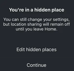 Instagram location sharing