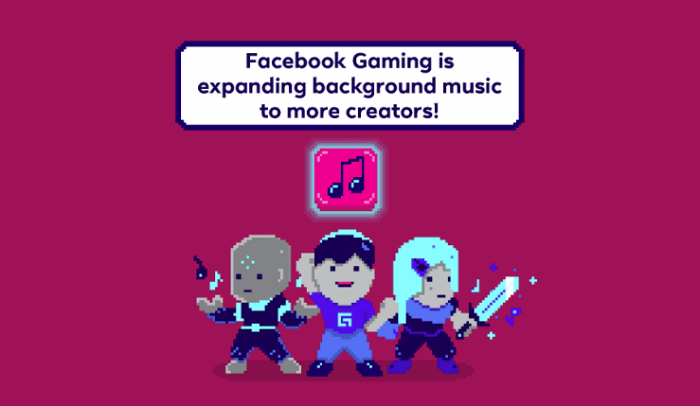 Facebook Gaming music announcement
