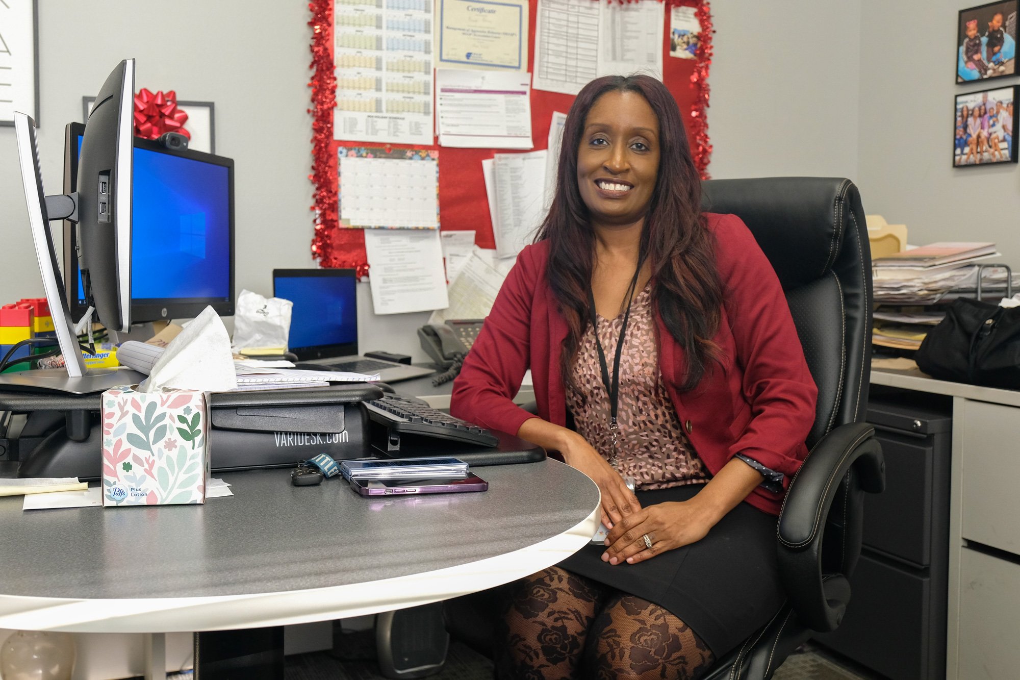  Person sitting at a desk