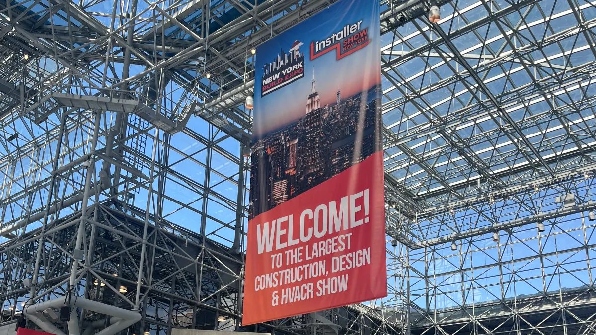 Attendees meet at the Javits Center for the New York Build Expo
