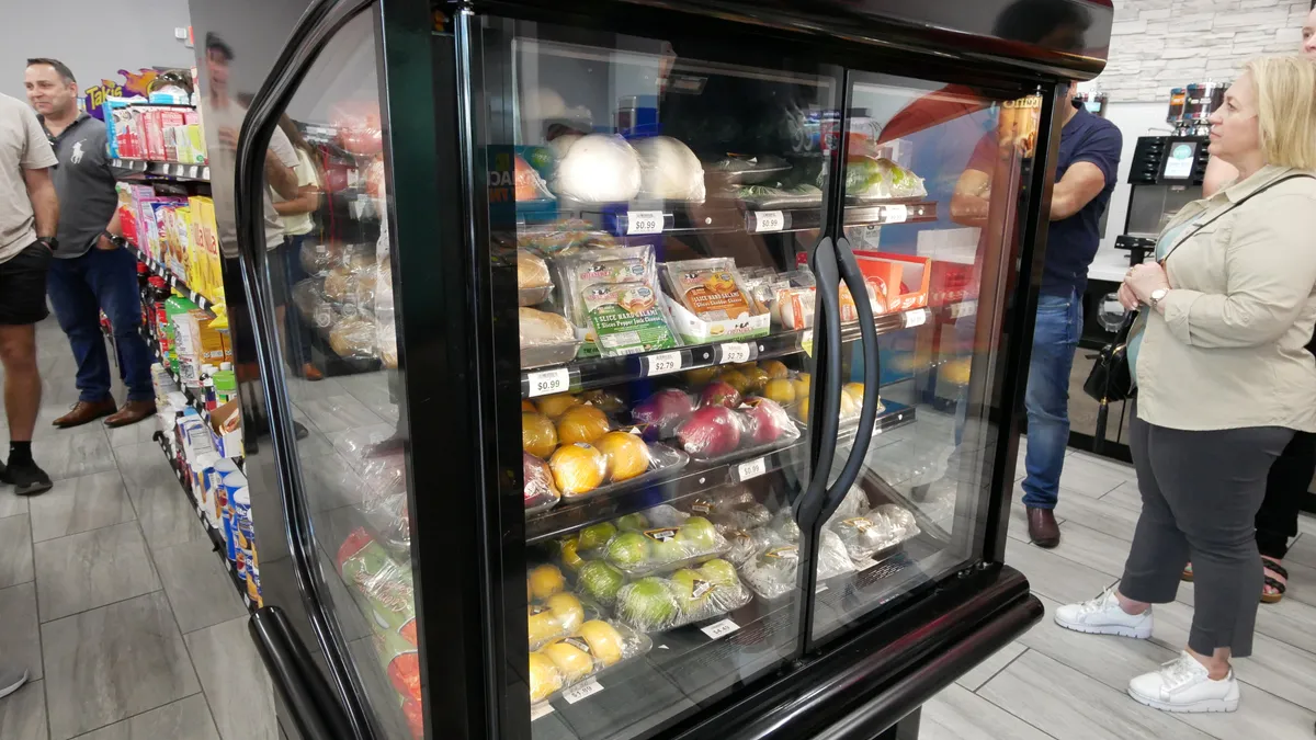 A photo of fresh produce at an Alsup's in Texas.