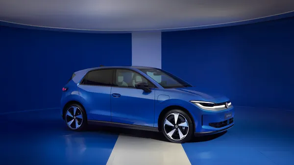 VW ID. Polo EV, from the front angle